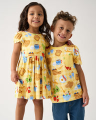 Breakfast Bunch Skater Dress