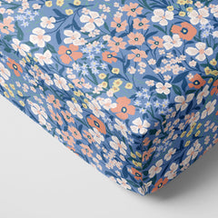 Petite Petals Fitted Crib Sheet