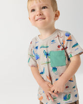 Nature Notes Relaxed Pocket Tee