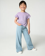 Heather Lavender Flutter Tee