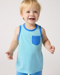 Coastal Blue Pocket Tank
