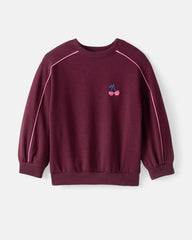 Classic Burgundy Drop Shoulder Crewneck
