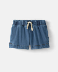 Midwash Blue Denim Shorts