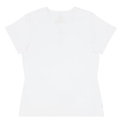 Bright White Women's Short Sleeve Pajama Top