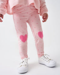 Little Love Heart Patch Legging