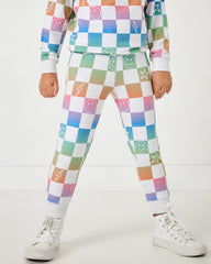 Ombre Cheery Checks Jogger