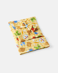 Breakfast Bunch Swaddle & Luxe Bow Headband Set
