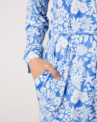 Azure Garden Women's Robe