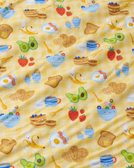 Breakfast Bunch Swaddle & Beanie Set
