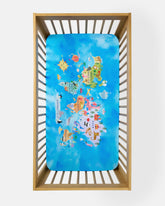 Around The World Fitted Crib Sheet