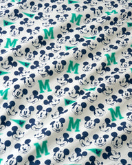 Disney Varsity Mickey Mouse Swaddle & Luxe Bow Headband Set