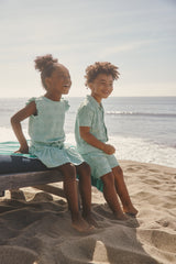 Coastal Rays Flounce Skort