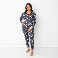 Pink To the Moon & Back Women's Pajama Pants