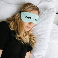 Adult Aquamarine Bamboo Sleep Mask