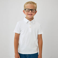 Bright White Polo Shirt