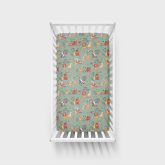 Disney Simba's Safari Fitted Crib Sheet