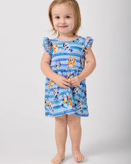 Bluey Dance All Day Flutter Skater Dress with Bodysuit