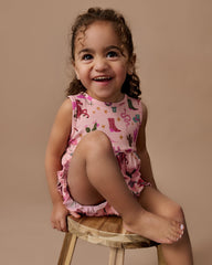 Pink Rancher Roundup Bubble Romper