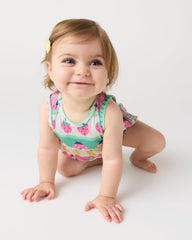 Ladybug Lane Bubble Romper
