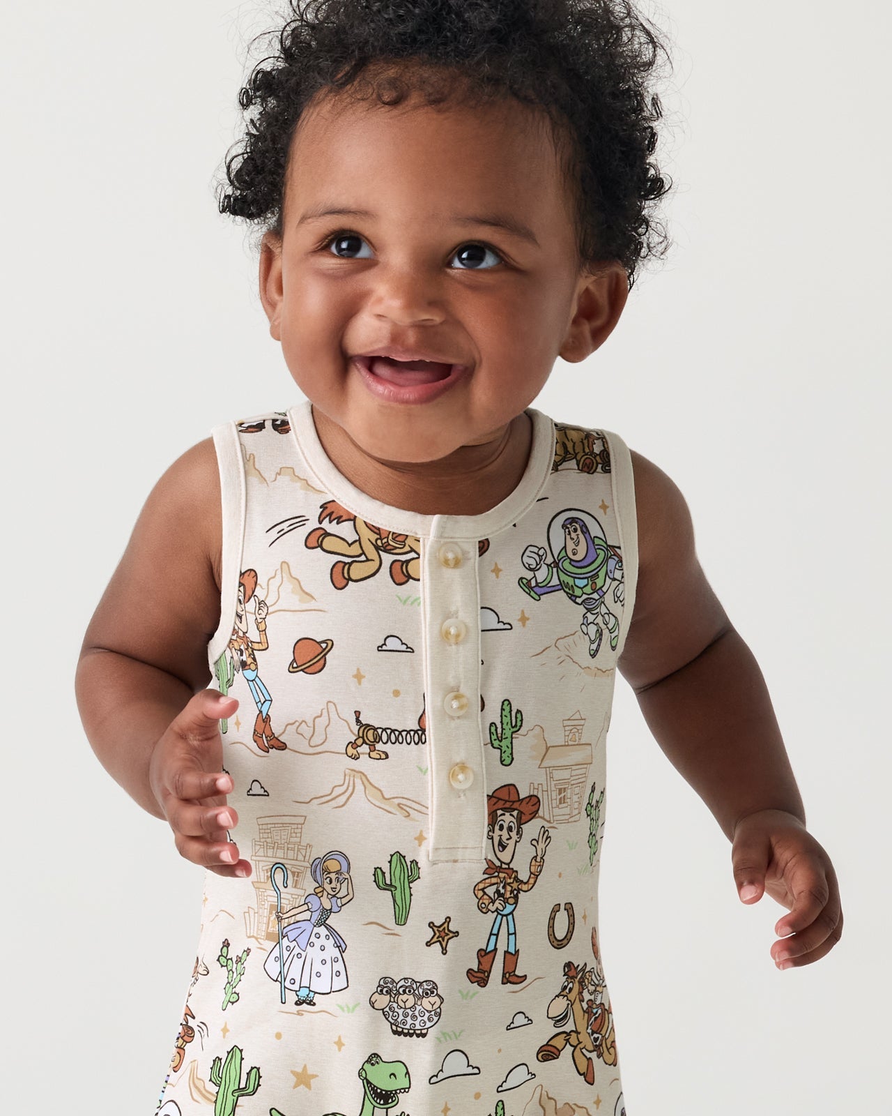 Disney & Pixar Woody's Wild West Henley Romper