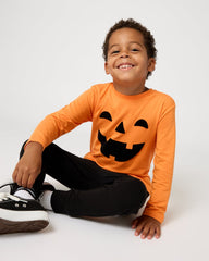 Jack-O'-Lantern Long Sleeve Relaxed Tee
