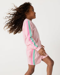 Pink Blossom Pocket Crewneck