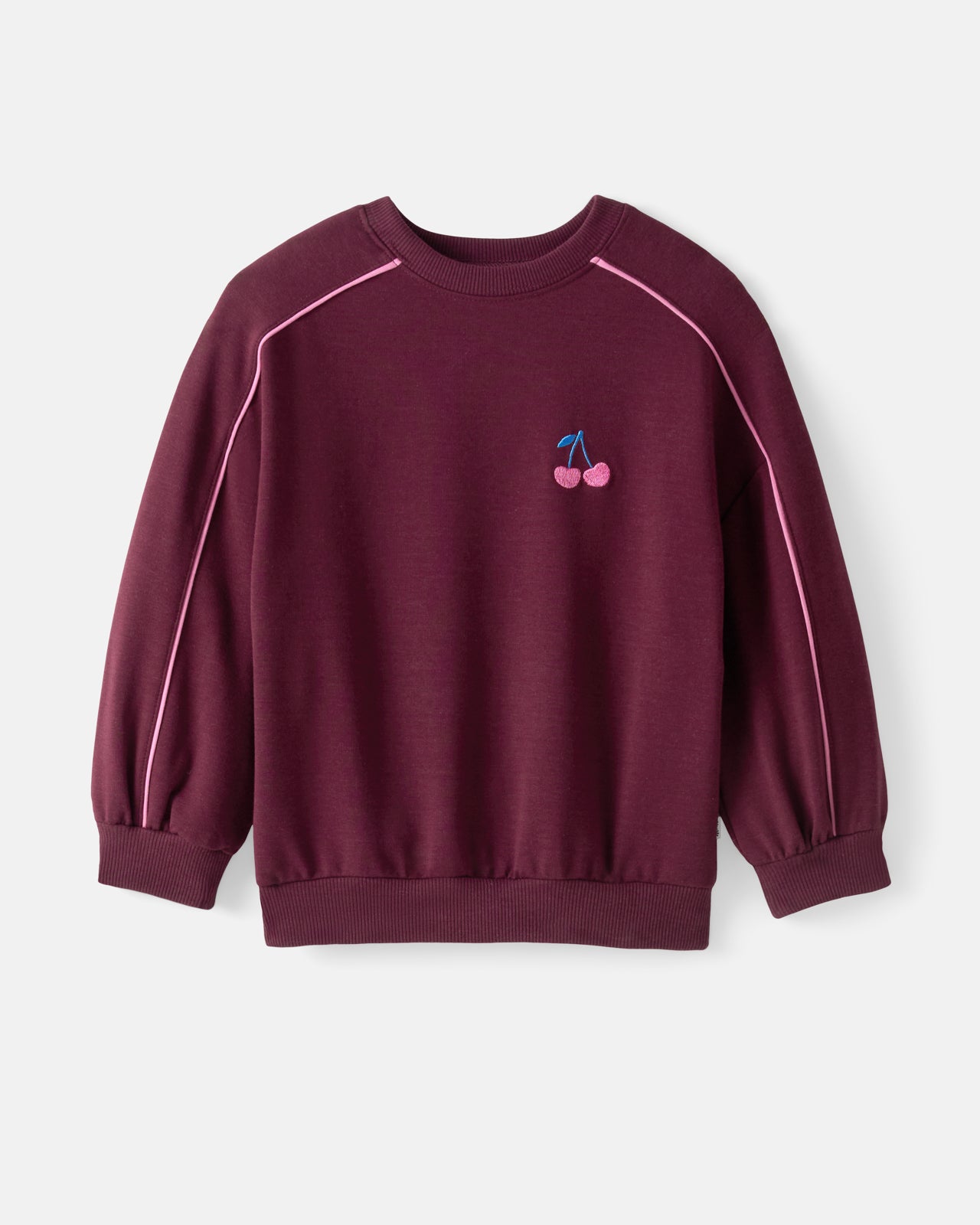 Classic Burgundy Drop Shoulder Crewneck