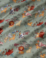 Disney Simba's Safari Fitted Crib Sheet