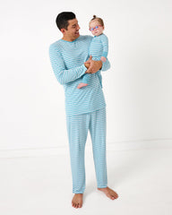 Dockside Stripe Men's Long Sleeve Pajama Top