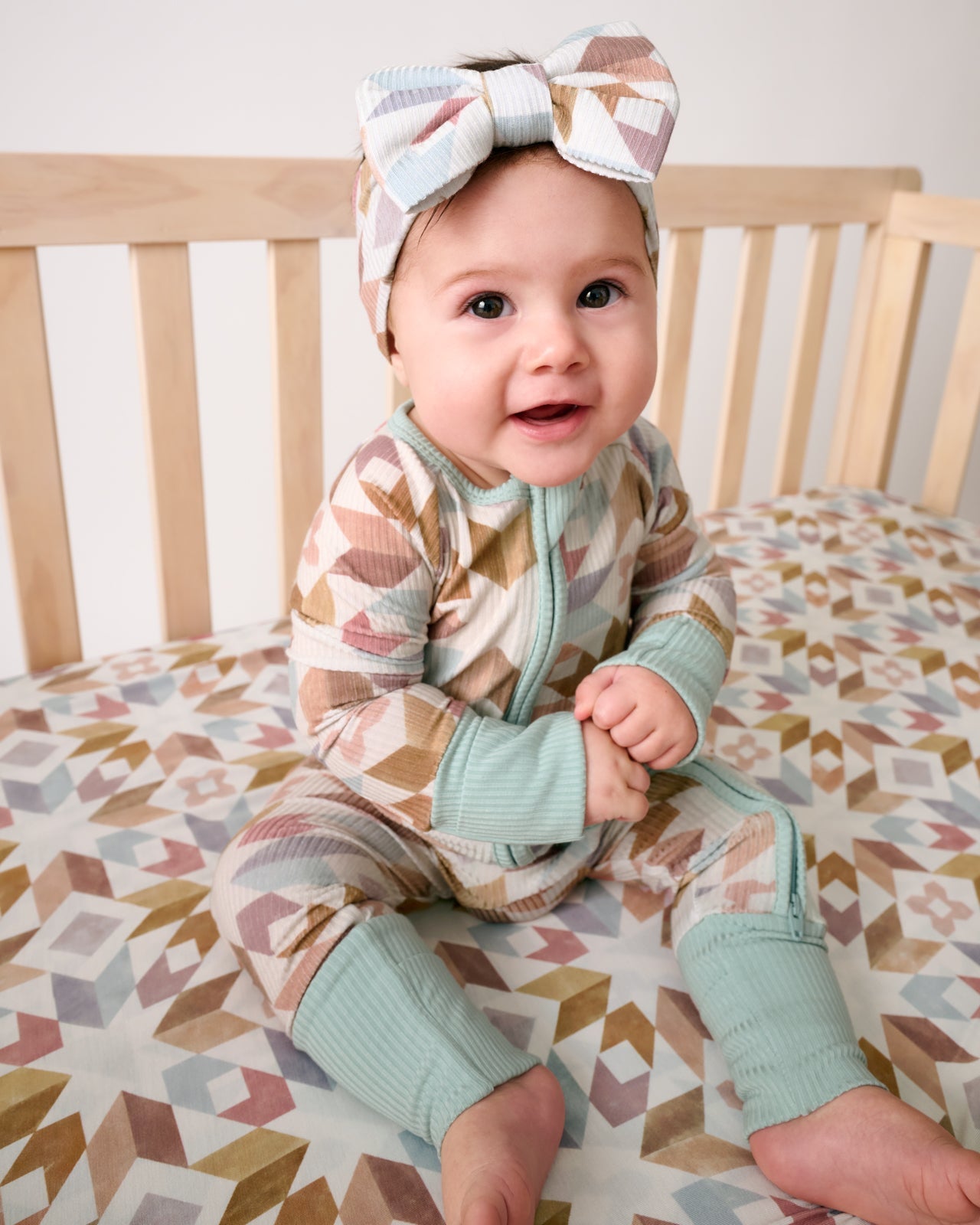 Kaleidoscope Dreams Fitted Crib Sheet