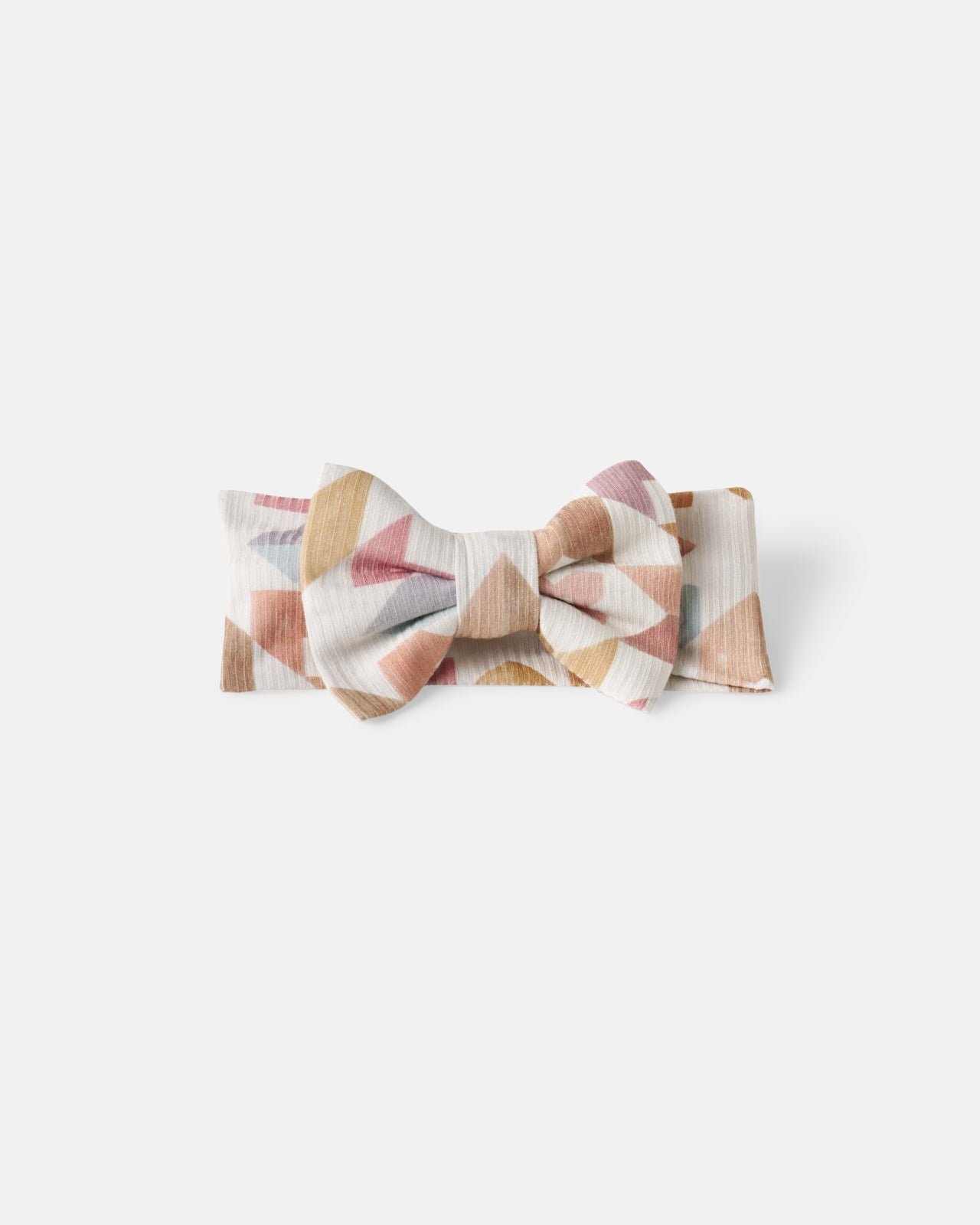 Kaleidoscope Dreams Ribbed Luxe Bow Headband
