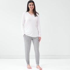 Bright White Women's Pajama Top
