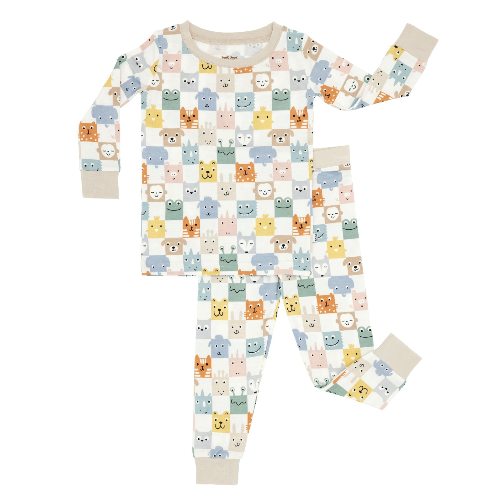 Check Mates Two-Piece Pajama Set