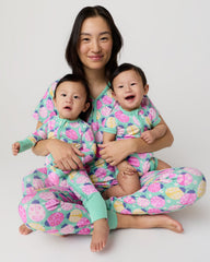 Ladybug Meadow Women's Short Sleeve Pajama Top