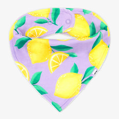 Lavender Sunny Citrus Bandana Bib