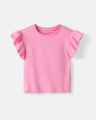 Peppy Pink Flutter Tee
