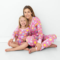 Pink Cookies & Milk Women's Pajama Top