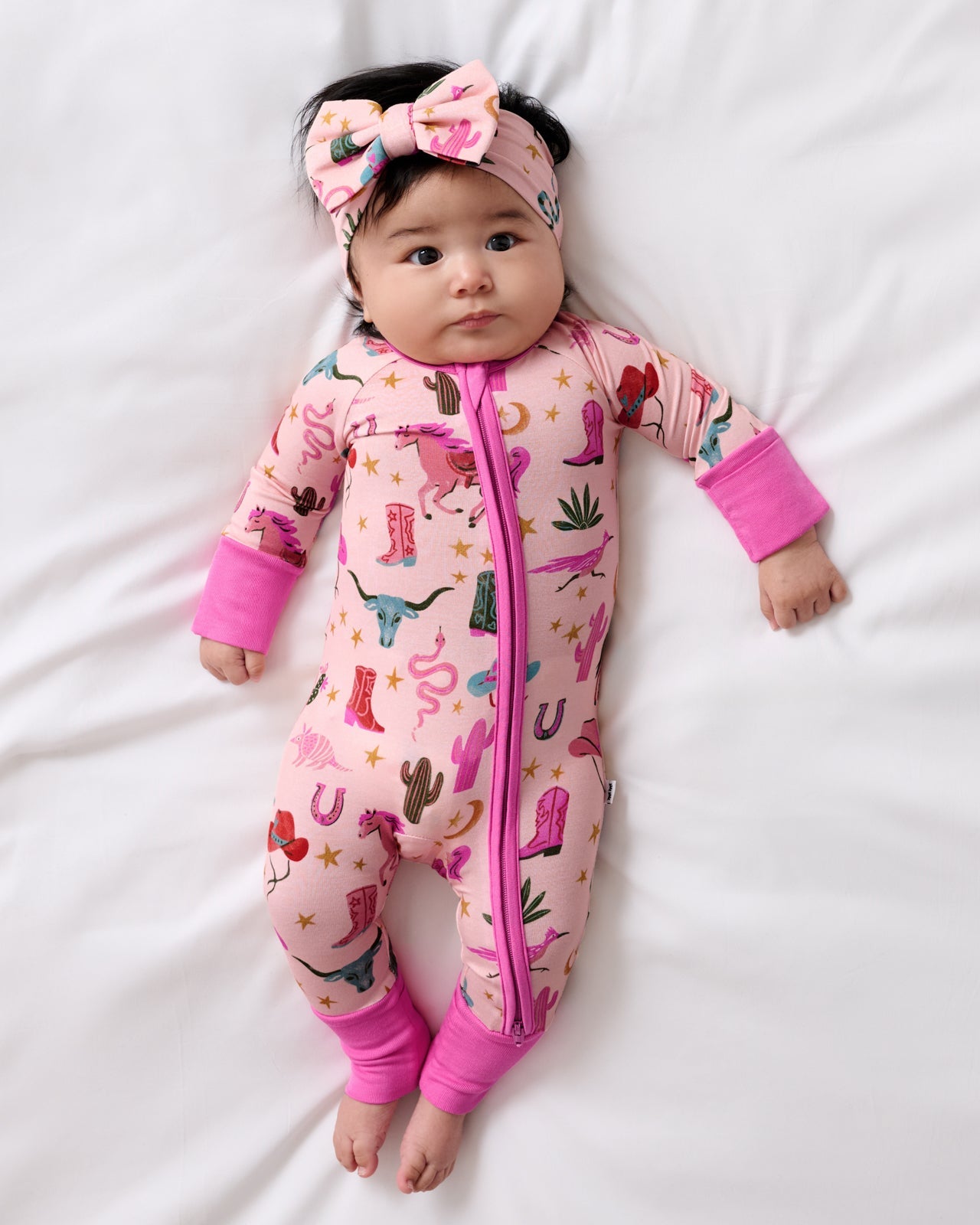 Pink Rancher Roundup Luxe Bow Headband