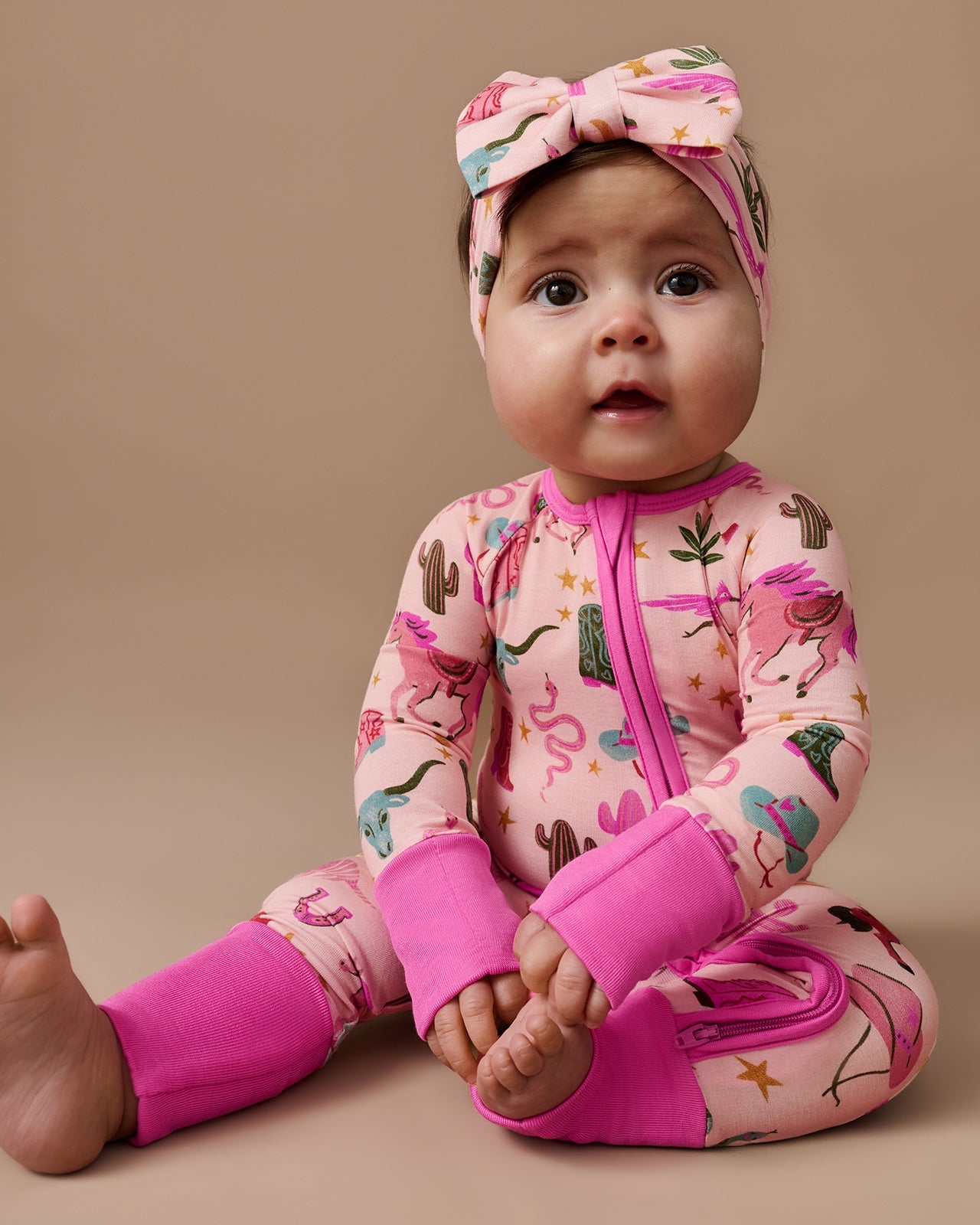Pink Rancher Roundup Luxe Bow Headband