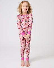 Pink Rancher Roundup Two-Piece Pajama Set
