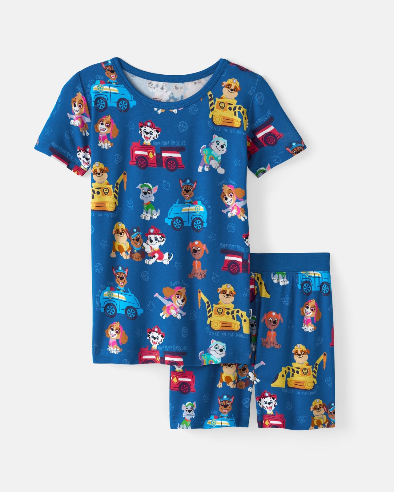 PAW Patrol Adventure Bay Heroes Two-Piece Short Sleeve & Shorts Pajama Set