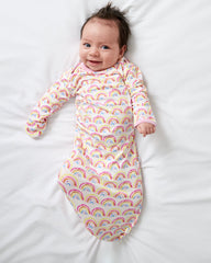 Pastel Rainbows Infant Gown
