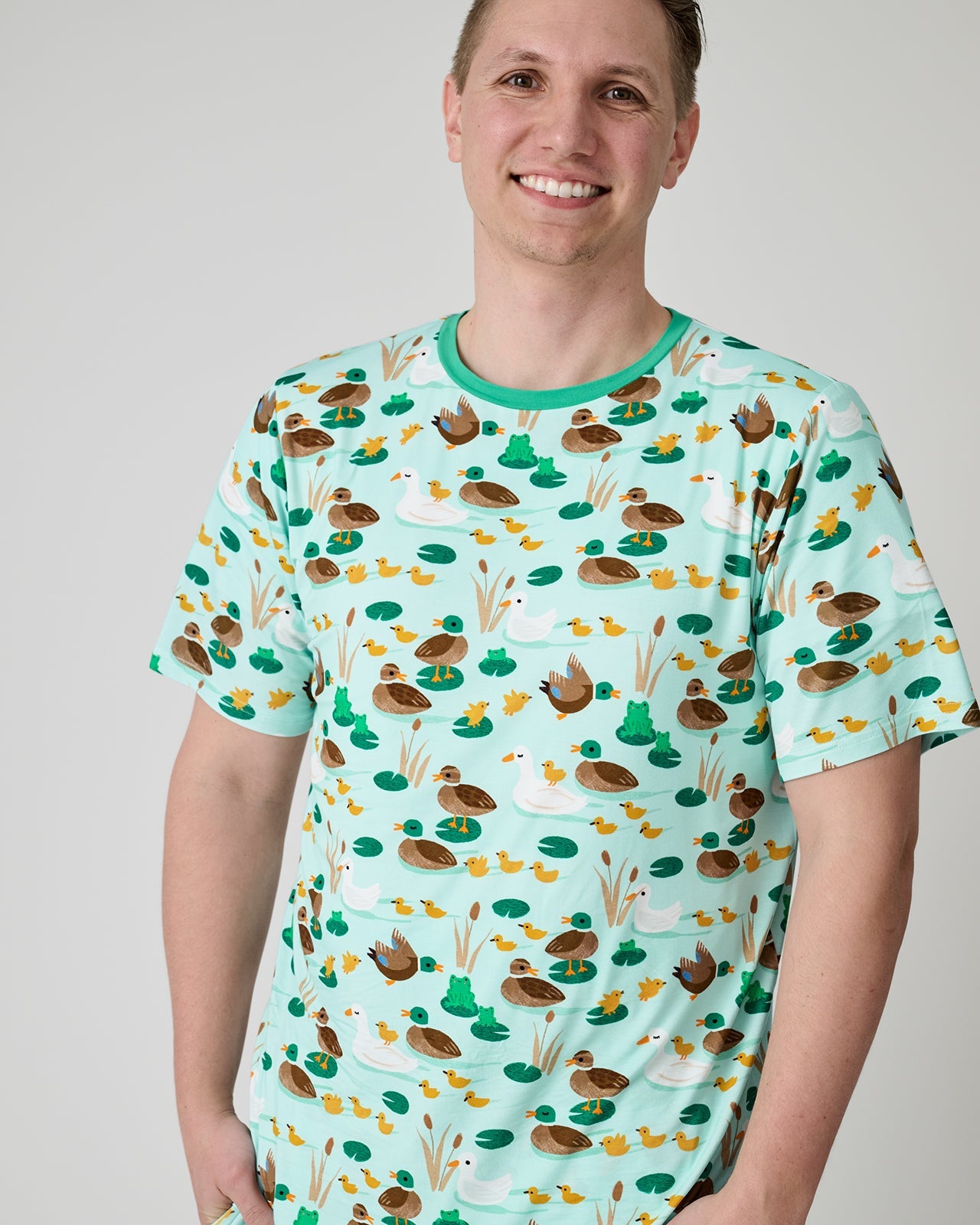 Puddle Jumpers Men's Short Sleeve Pajama Top