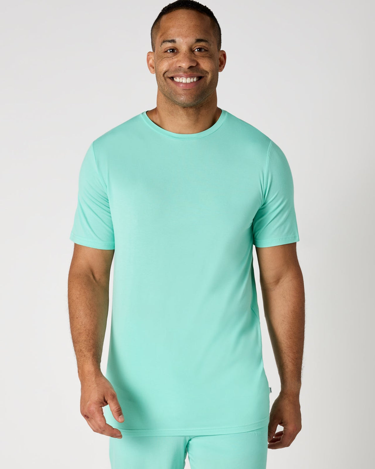 Ocean Mist Men's Short Sleeve Pajama Top