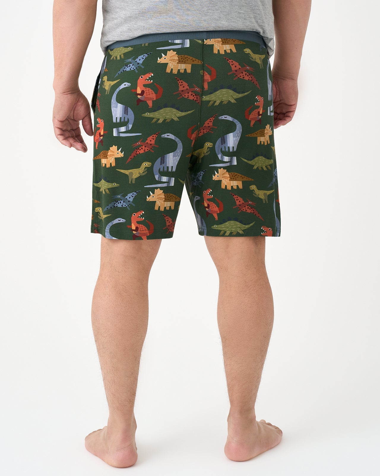 Roar & Explore Green Men's Pajama Shorts