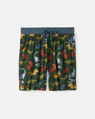 Roar & Explore Green Men's Pajama Shorts