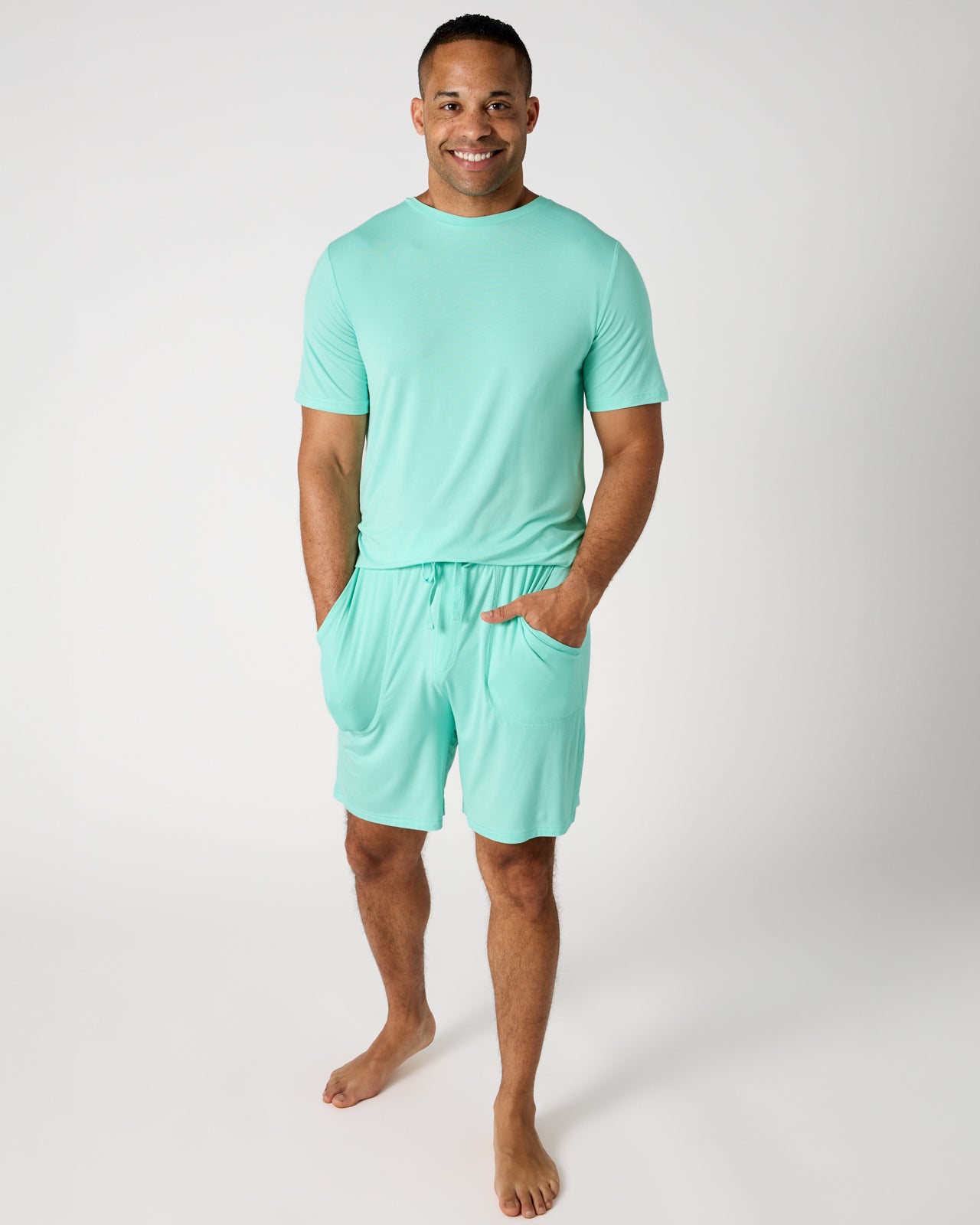 Ocean Mist Men's Pajama Shorts