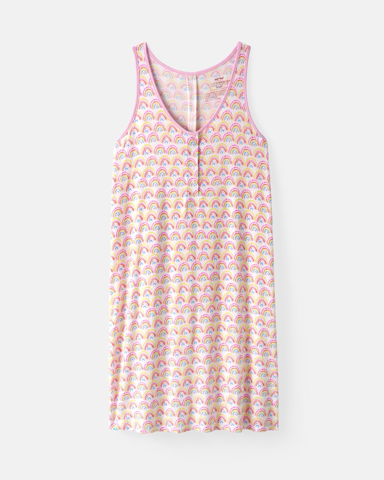 Pastel Rainbows Women's Tank Nightgown