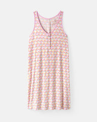 Pastel Rainbows Women's Tank Nightgown