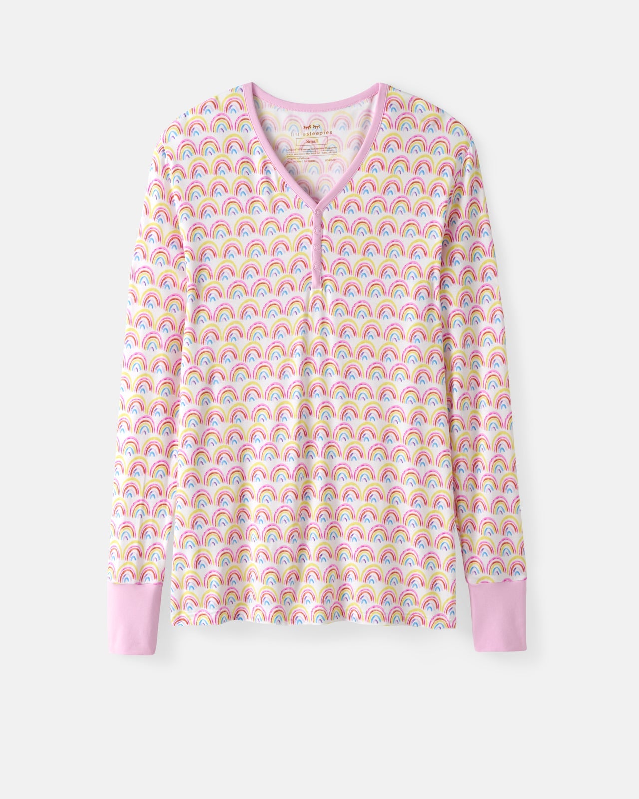 Pastel Rainbows Women's Pajama Top